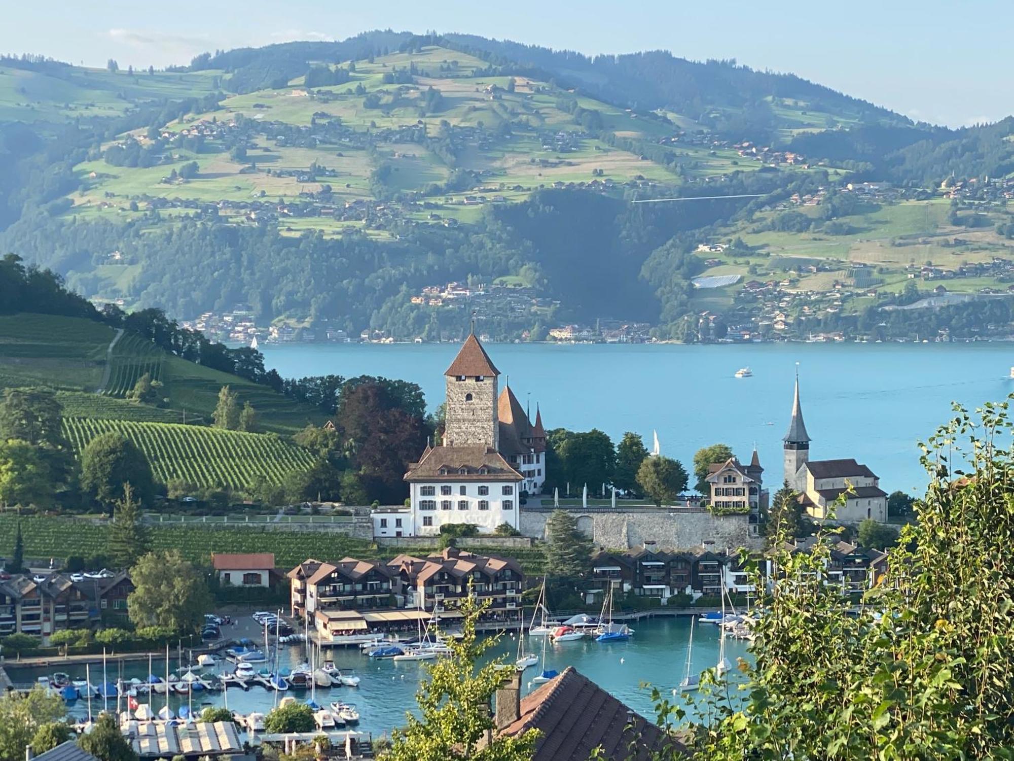 Herrlicher Blick Auf Berge Und See 法伦湖 外观 照片